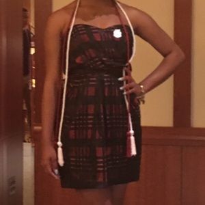 Aqua sweetheart strapless dress